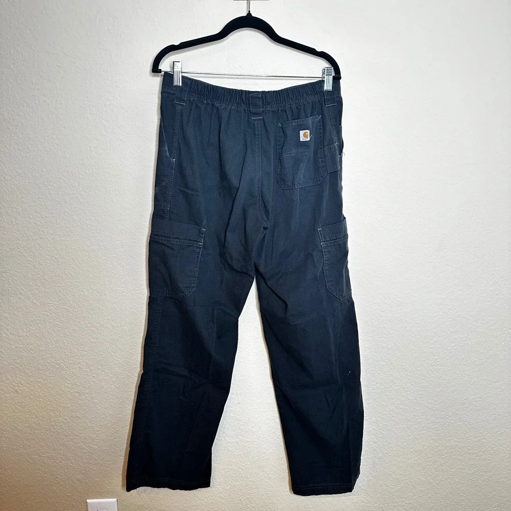 Carhartt Medical C54108 Black Ripstop Cargo Pants Mens Small Regular Utility